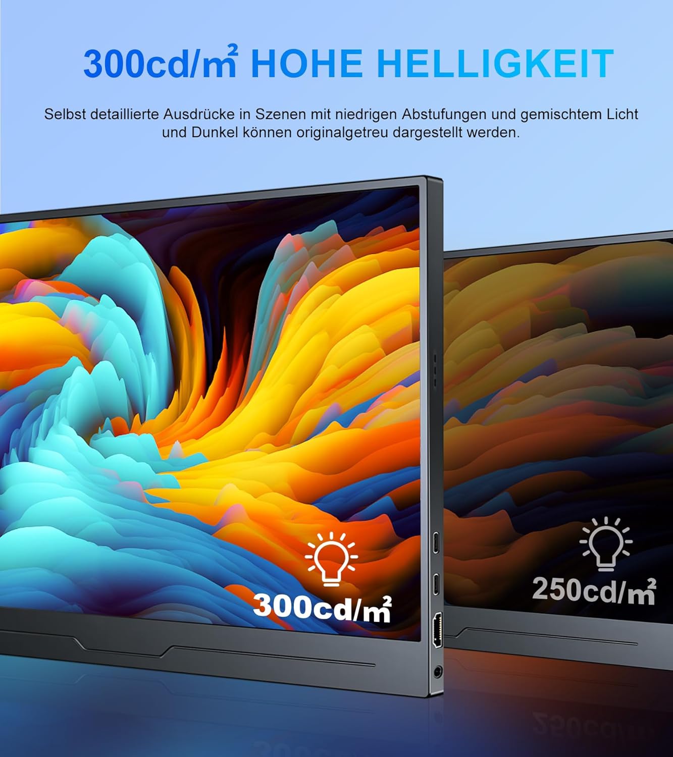 Missun Monitor Portatile 15.6" 4K UHD IPS - immagine 4