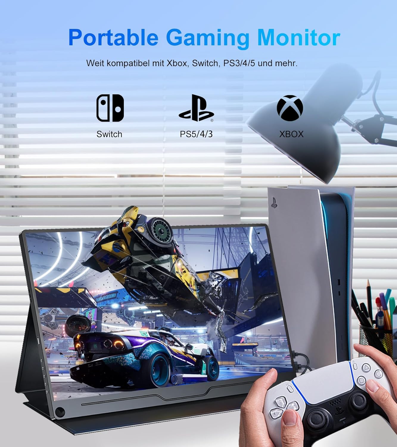 Missun Monitor Portatile 15.6" 4K UHD IPS - immagine 6