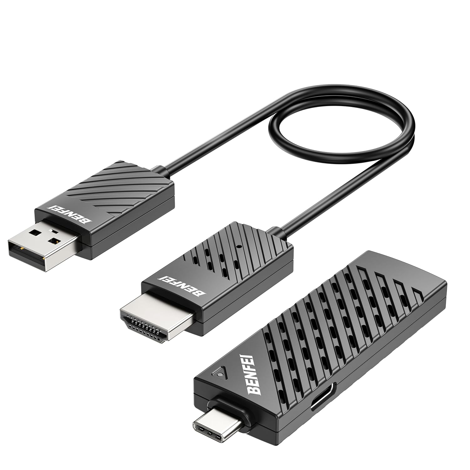 Benfei Kit Trasmettitore USB-C e Ricevitore HDMI Wireless - immagine 1
