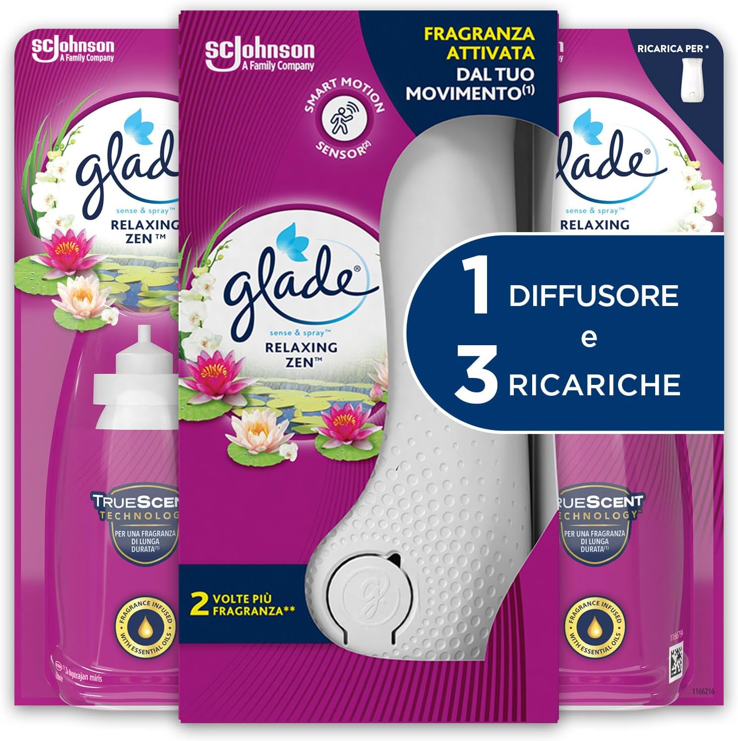 Glade Sense & Spray Profumatore Relaxing Zen - immagine 1