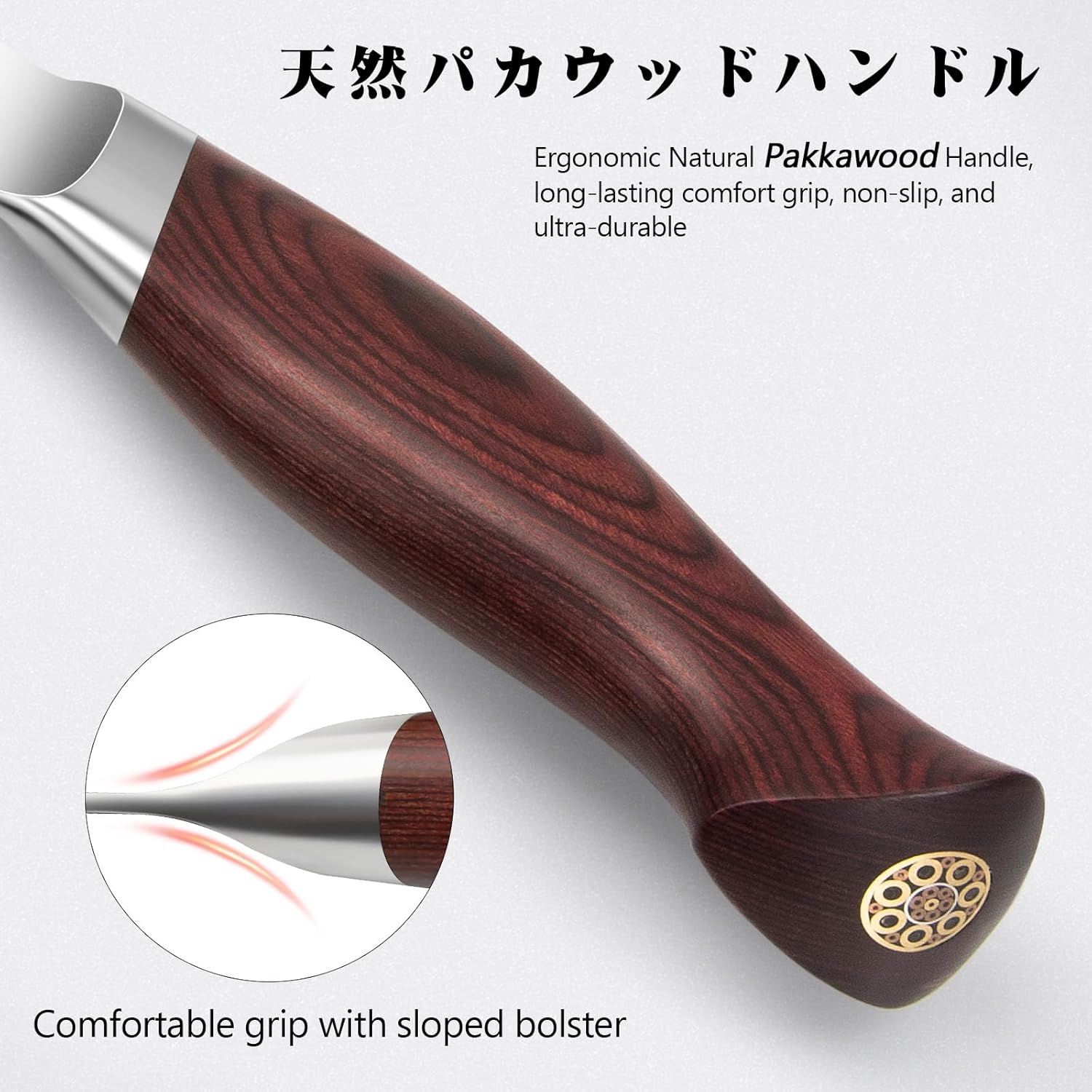 Shan Zu Set 3 Coltelli Cucina Giapponese - immagine 5