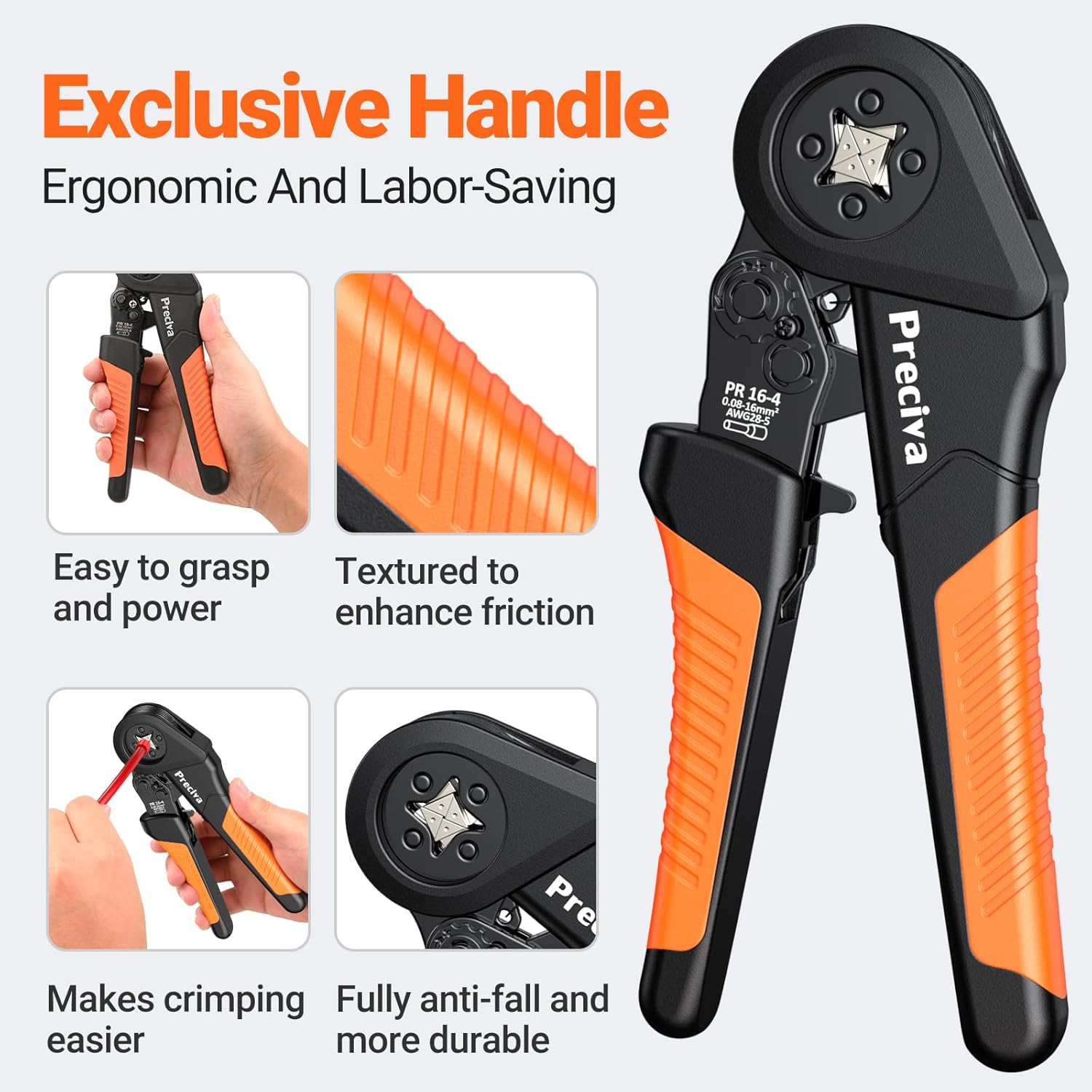 Preciva Pinza Crimpatrice 0,25-16 mm² - immagine 6