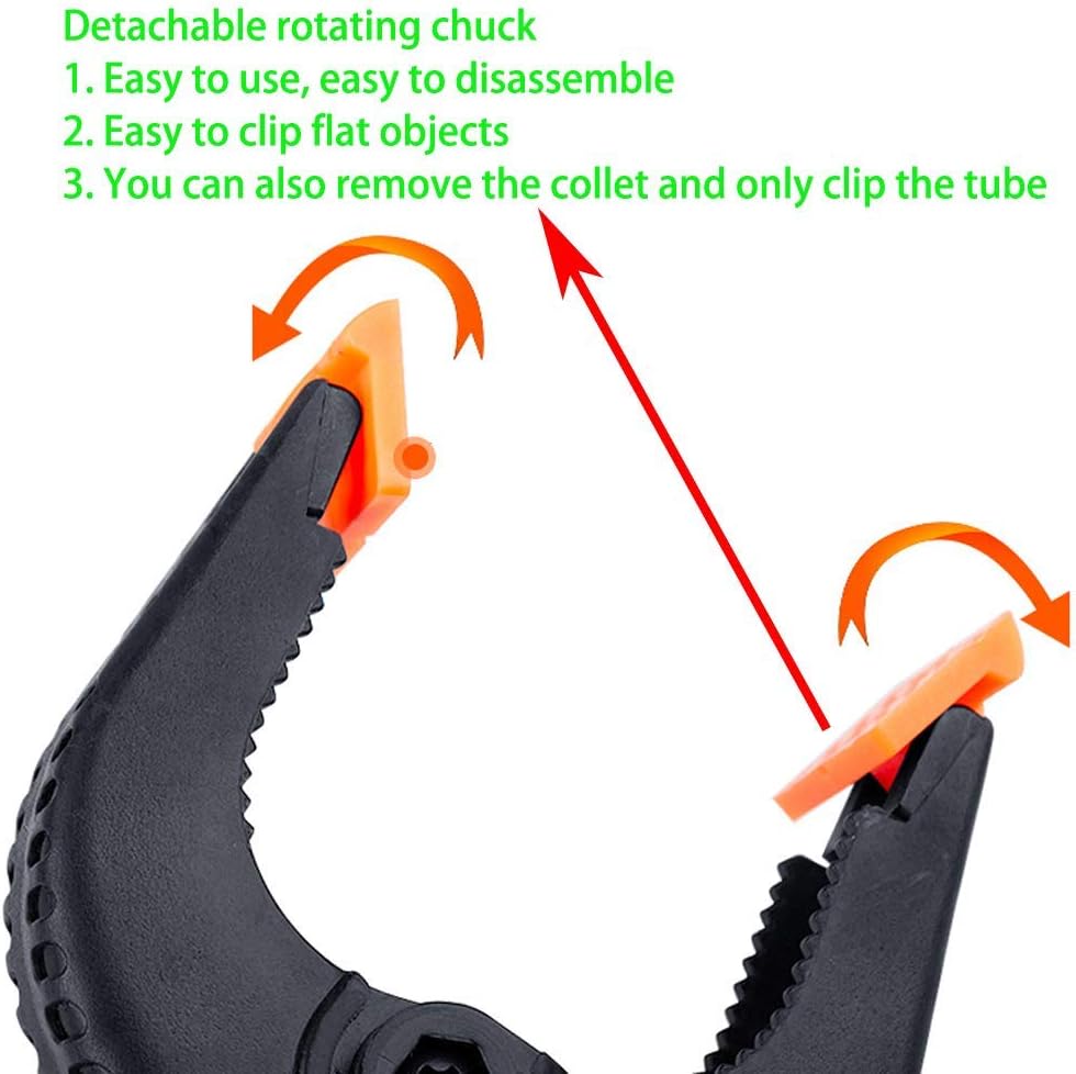 Cesfonjer 9 Pcs - Morsetti a Molla da 9 cm in Nylon - immagine 4