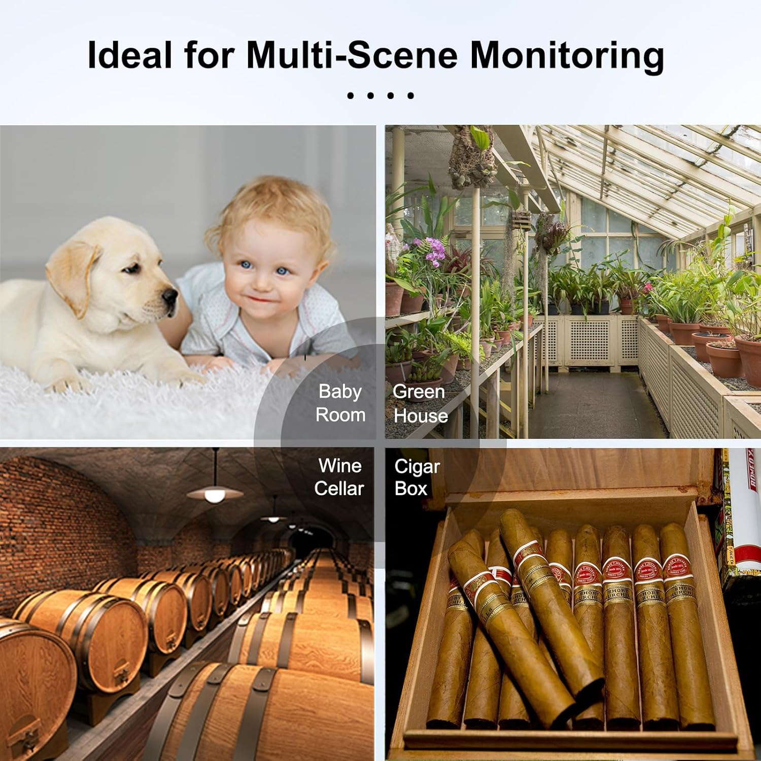 Termometro Igrometro WiFi Intelligente, 4 Pezzi - immagine 6