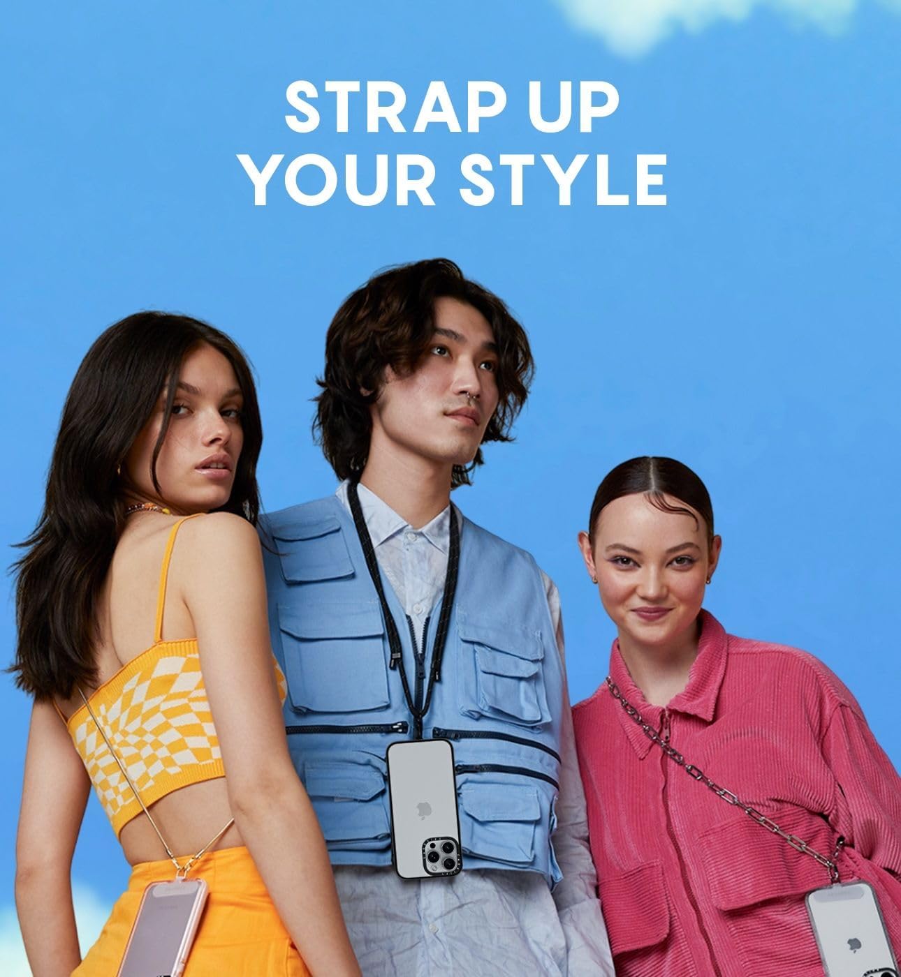 Casetify Custodia iPhone 16 Pro Nuvole Nero Trasparente - immagine 7