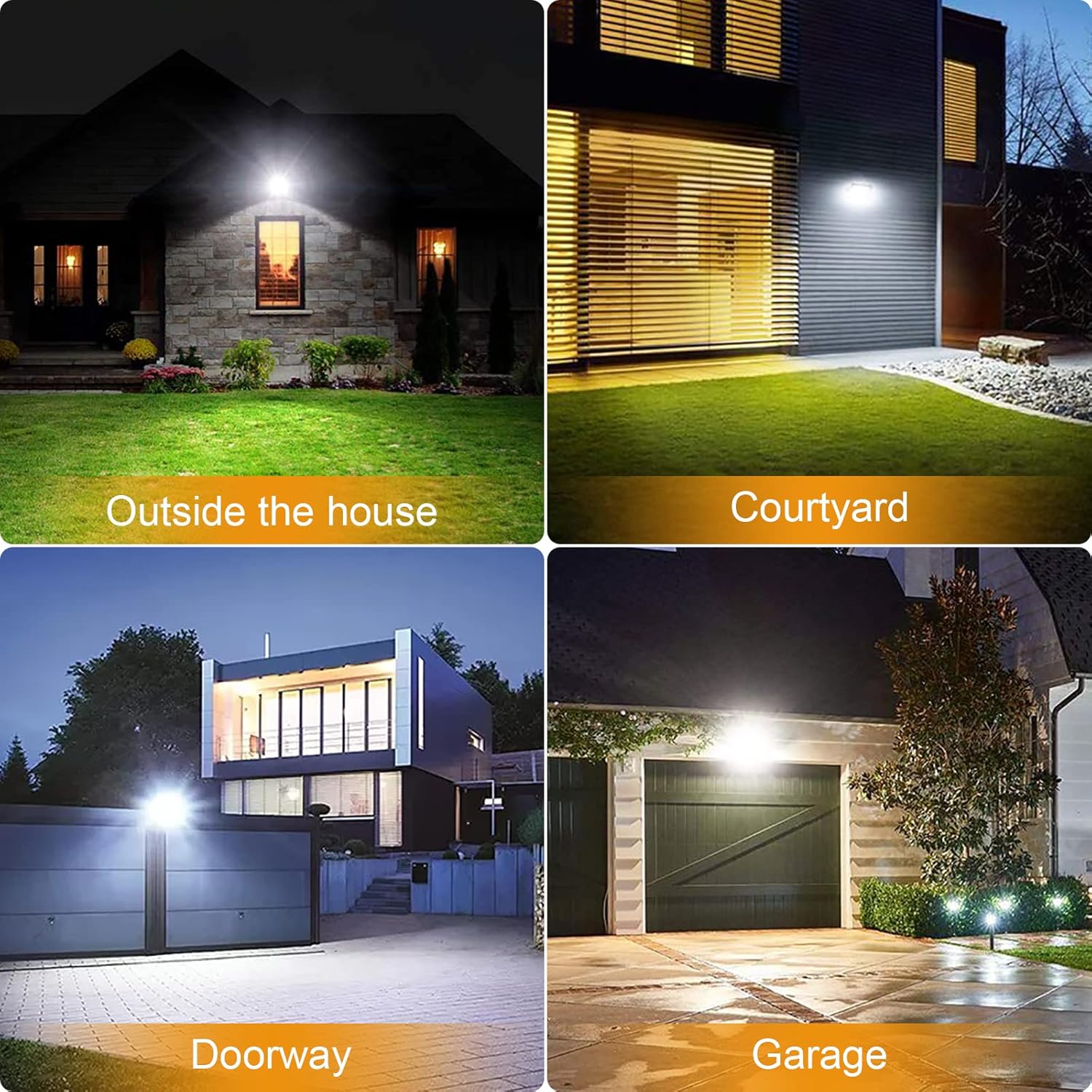 Createstar 2x Faretto LED da Esterno 60W con Sensore - immagine 5