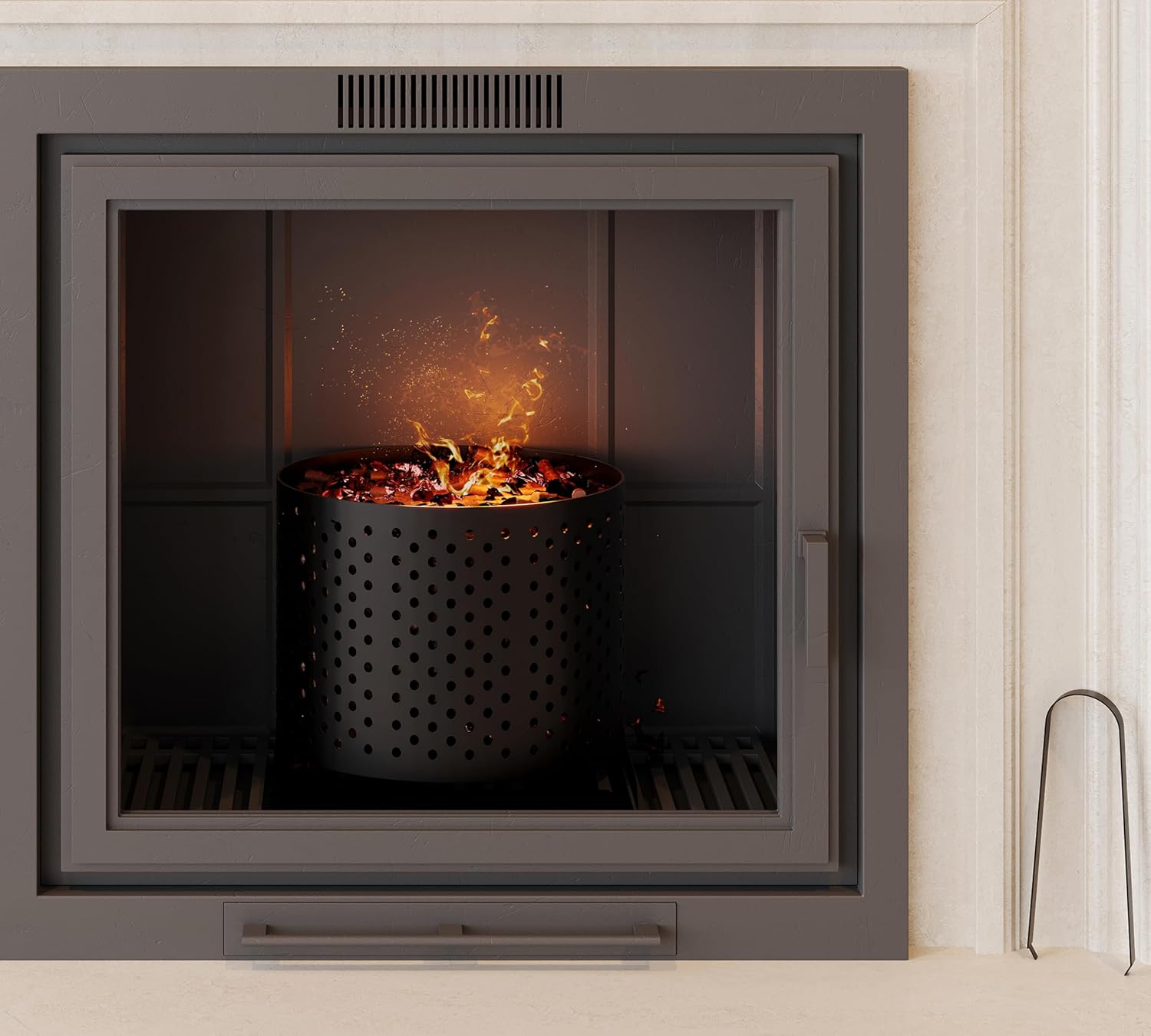 Kingson Cestino a Pellet per Camino e Stufa - immagine 6