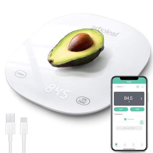 Arboleaf Bilancia da Cucina Digitale 10 kg