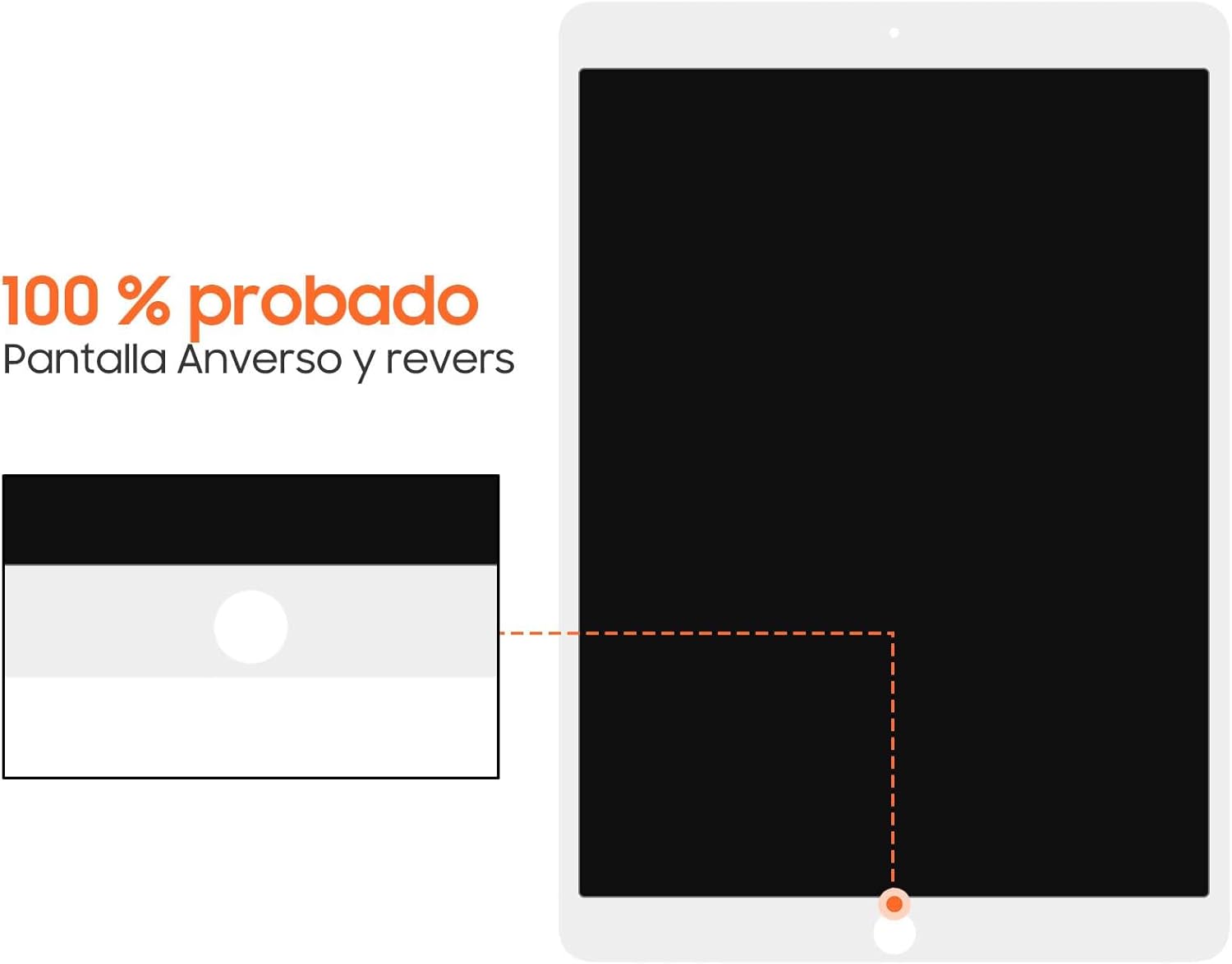 Schermo LCD per iPad Air 3 10.5 2019 - Bianco - immagine 4