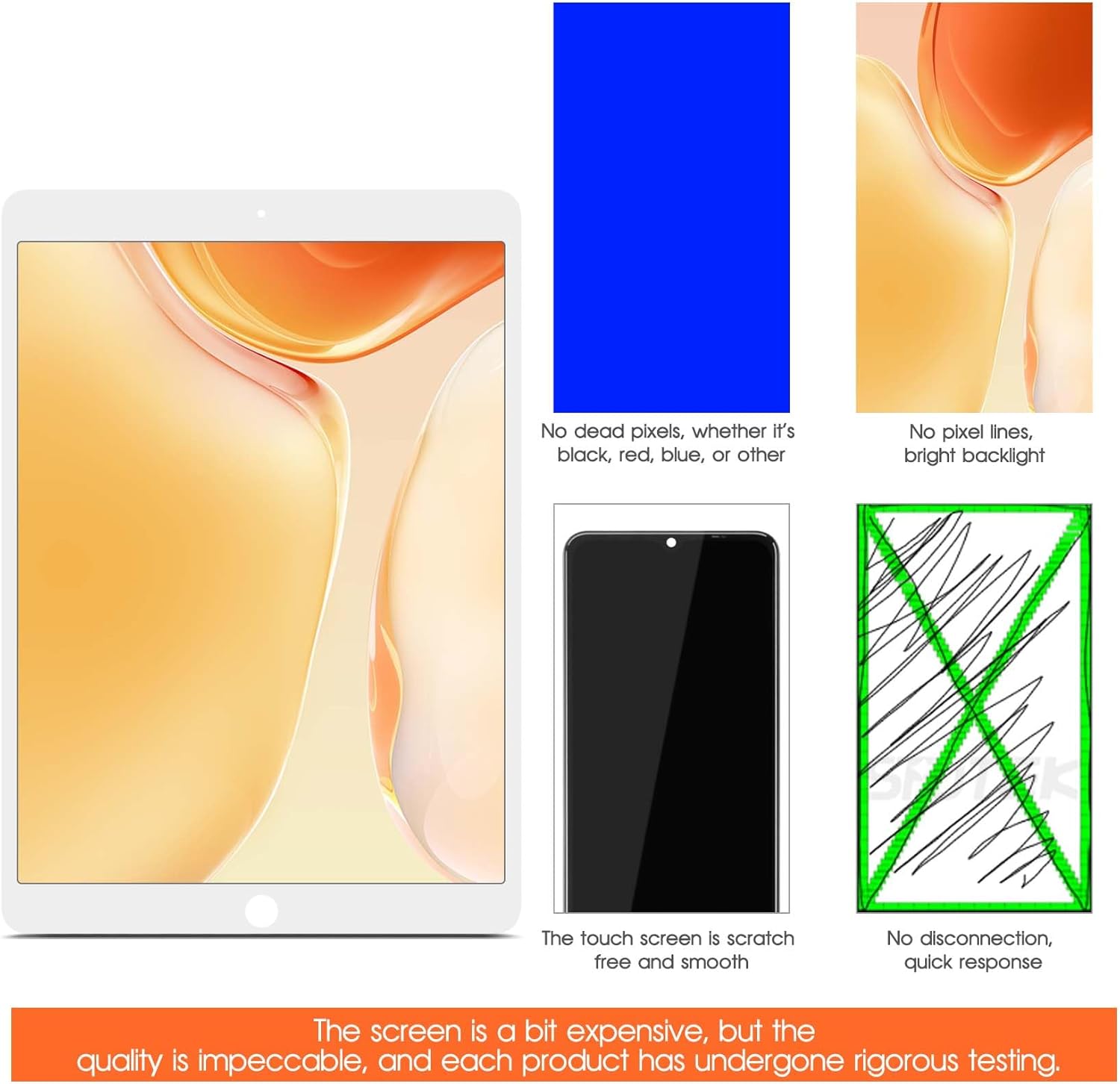 Schermo LCD per iPad Air 3 10.5 2019 - Bianco - immagine 6