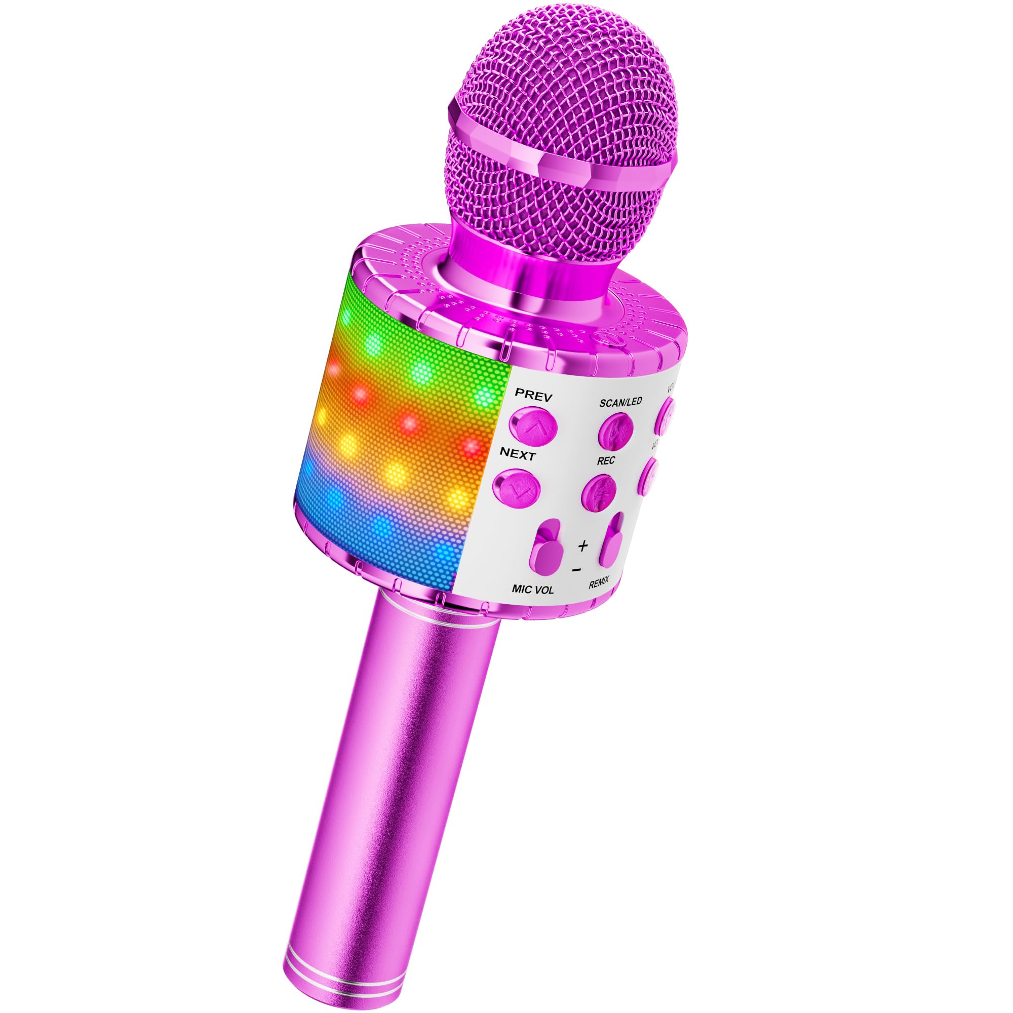 Ankuka Microfono Karaoke Bluetooth Wireless, Viola