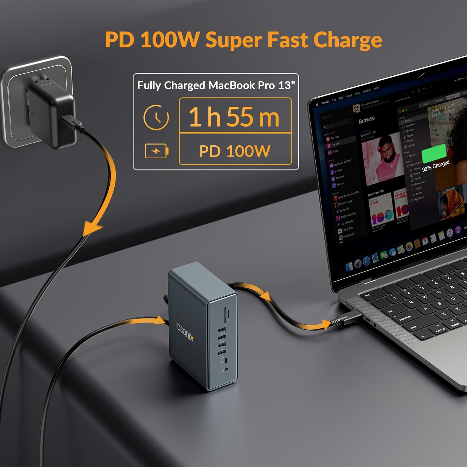iDsonix USB C Docking Station Triplo Display 15 in 1 - immagine 4