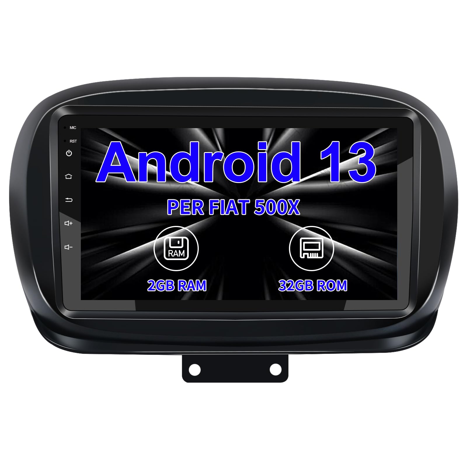 Awesafe 9" Autoradio per Fiat 500X (2014-2020) Android 13