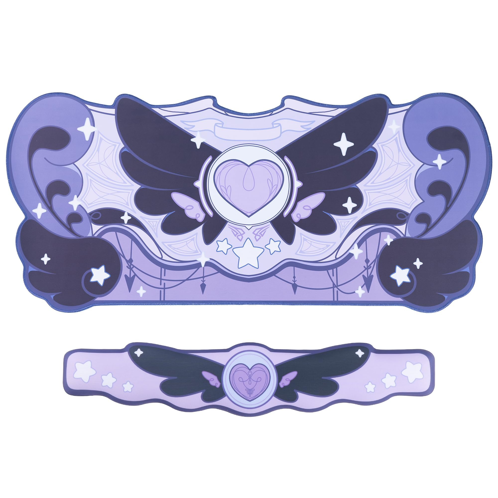 Geekshare Kawaii Poggiapolsi per Tastiera e Mouse, Viola