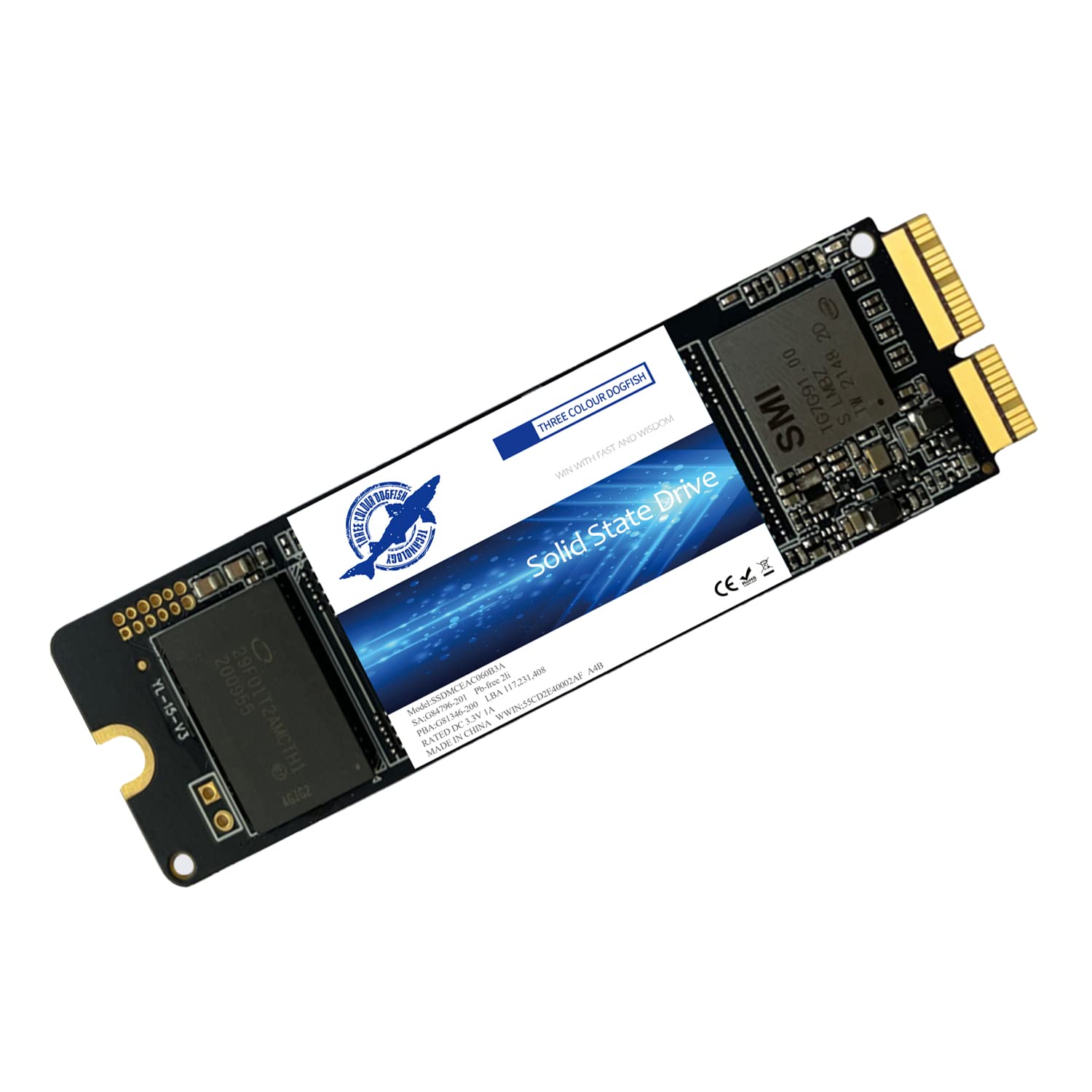 Dogfish 256GB SSD M.2 2280 NVMe per MacBook