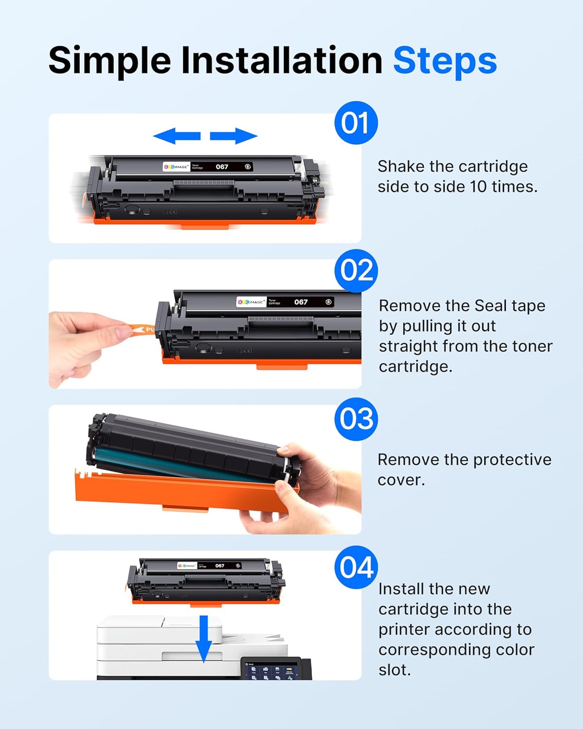 Gpc Image 067H Toner Compatibile 4 Colori - immagine 4