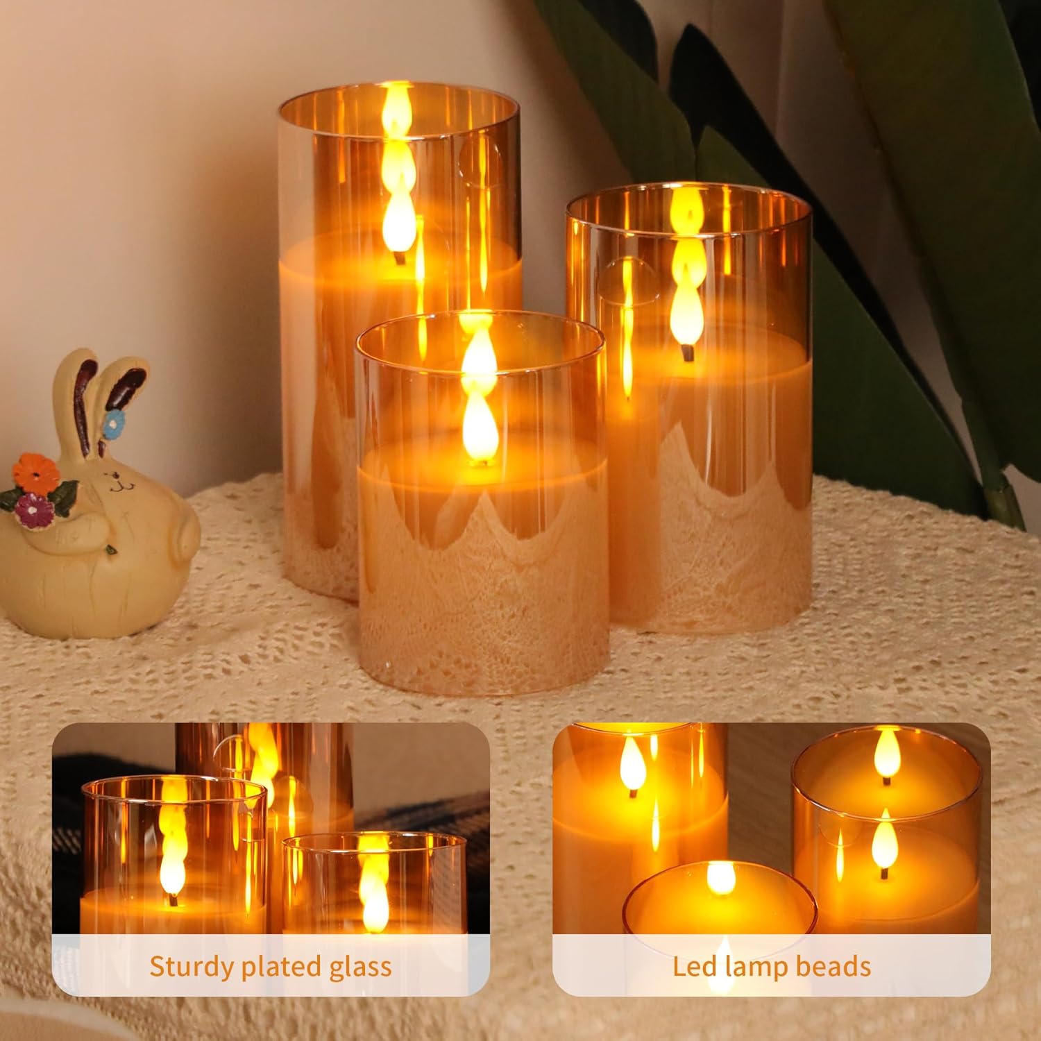 Forever Speed 6 Candele LED Ricaricabili con Timer - immagine 3