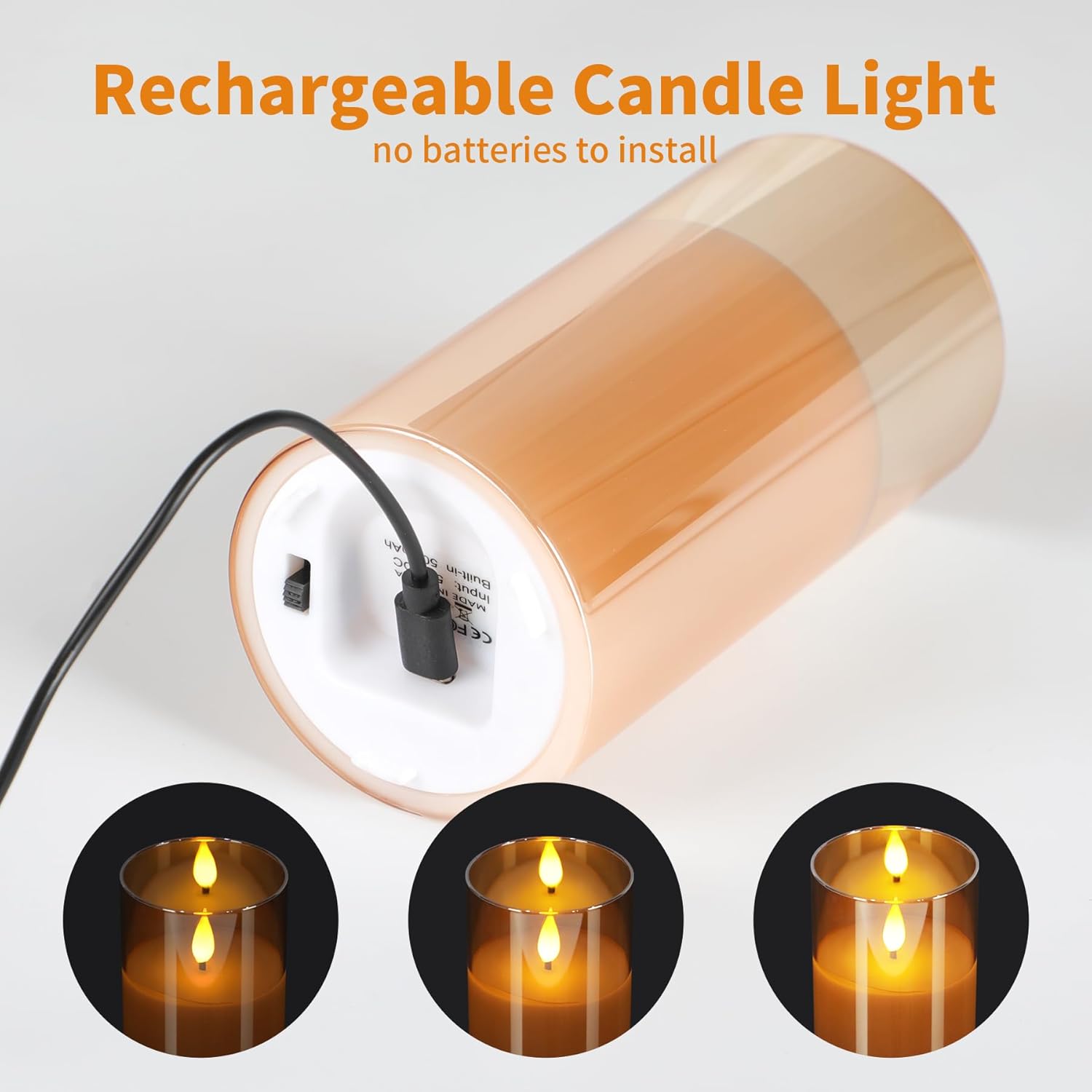 Forever Speed 6 Candele LED Ricaricabili con Timer - immagine 6