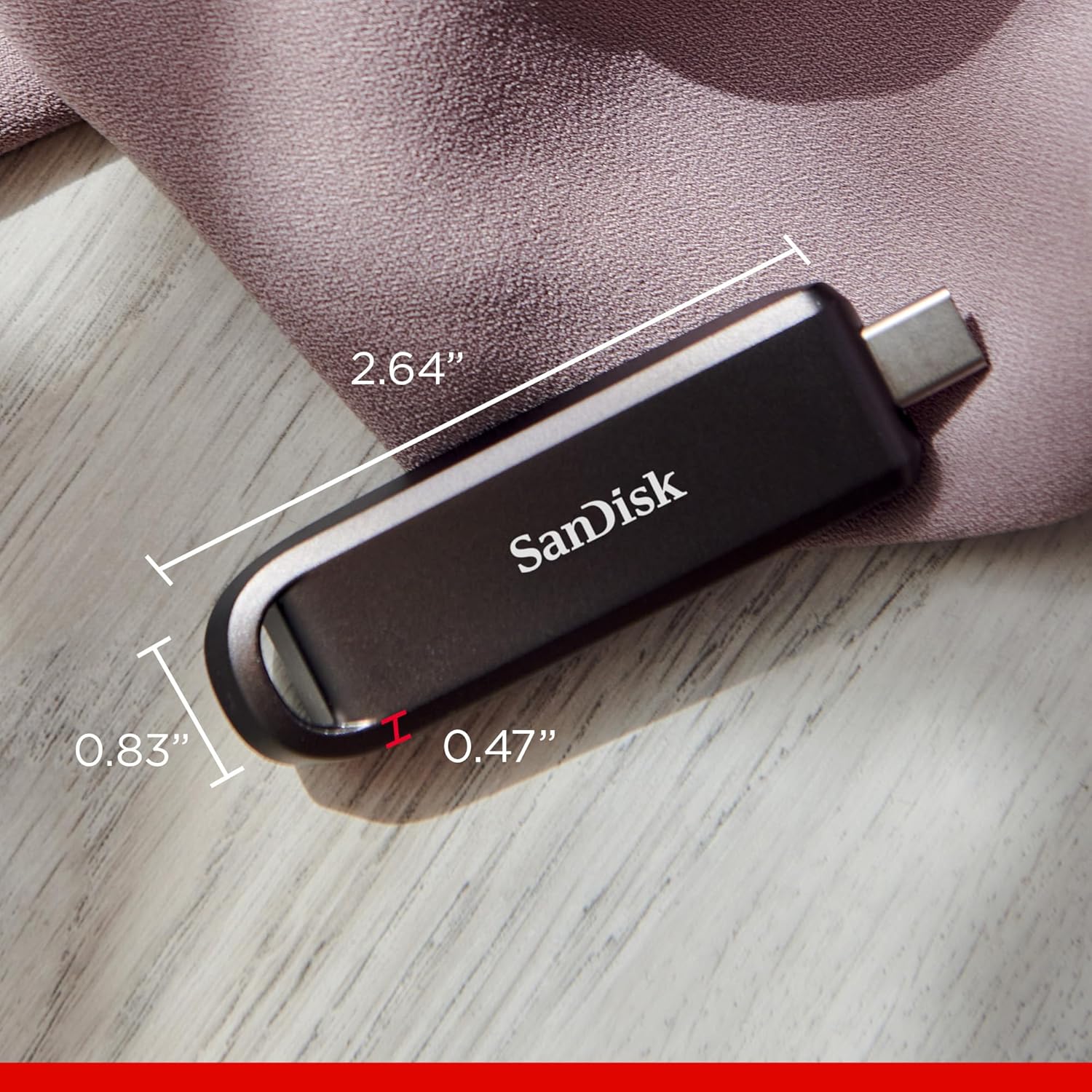 Sandisk Extreme PRO 256 GB Unità Flash USB-C - immagine 2