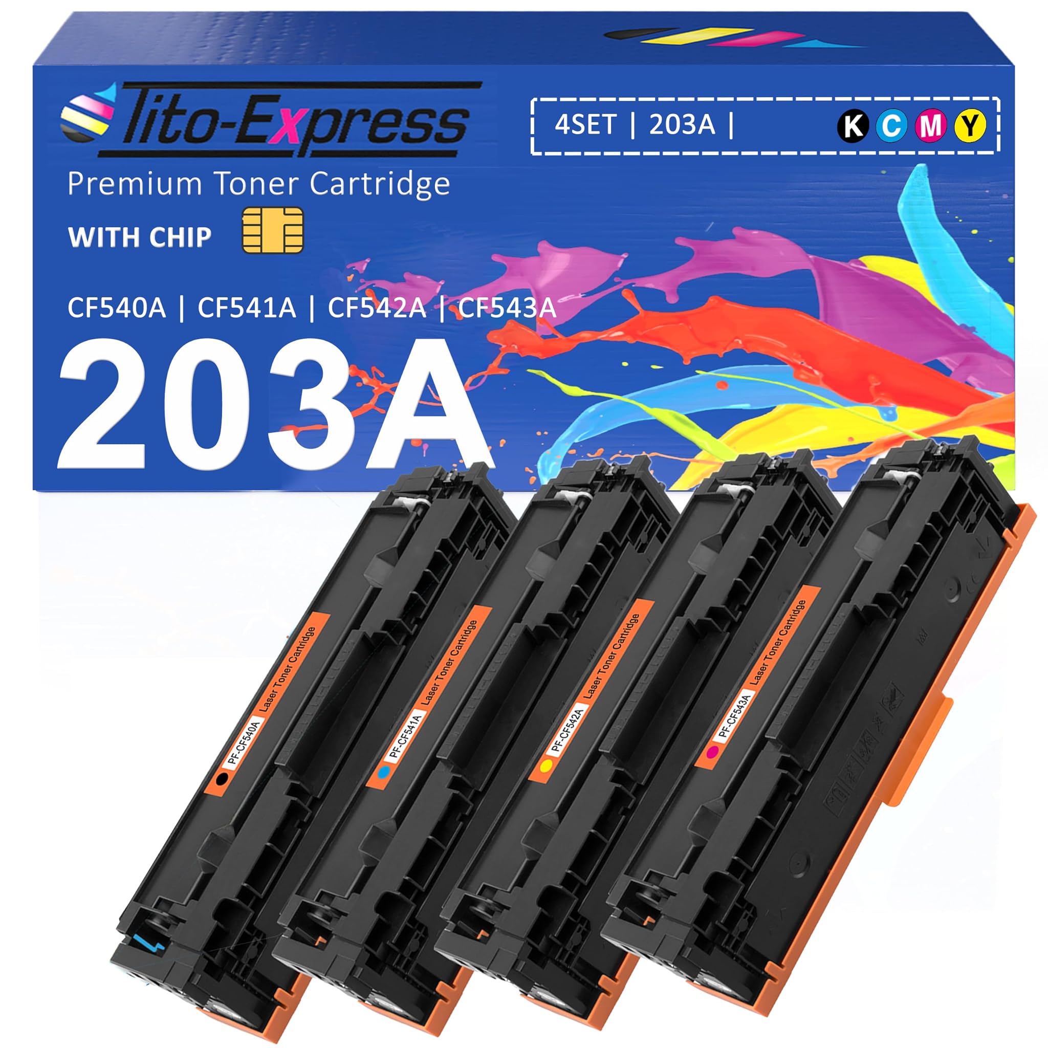 Toner compatibile 203A 203X XL per HP Color LaserJet Pro