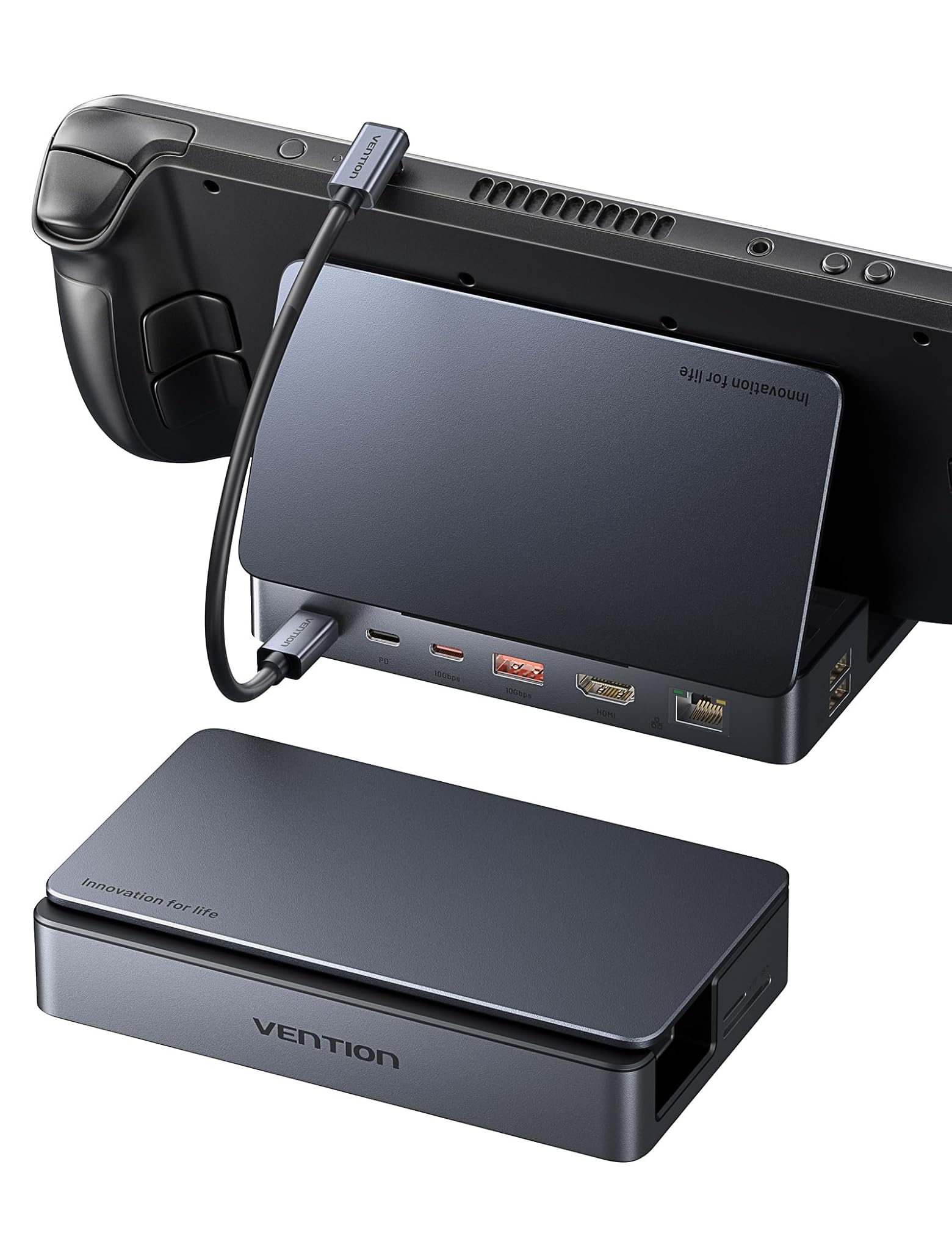 Vention 9-IN-1 Steam Deck Dock con HDMI 4K@60Hz