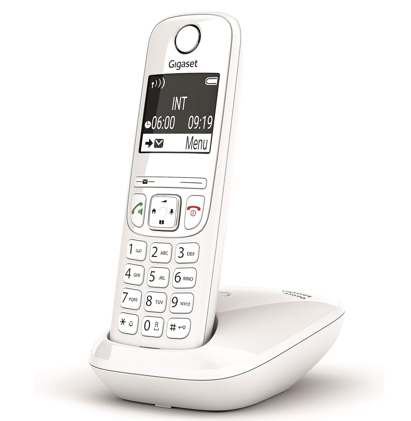 Gigaset AS690 Telefono Cordless con Vivavoce, Bianco