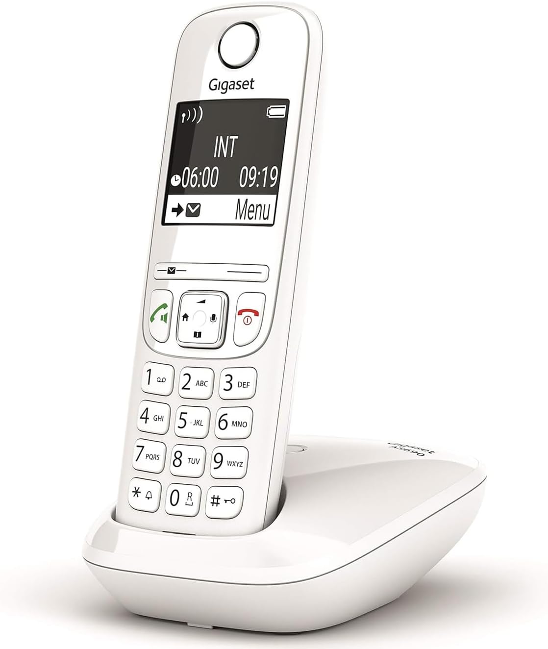 Gigaset AS690 Telefono Cordless con Vivavoce, Bianco - immagine 1