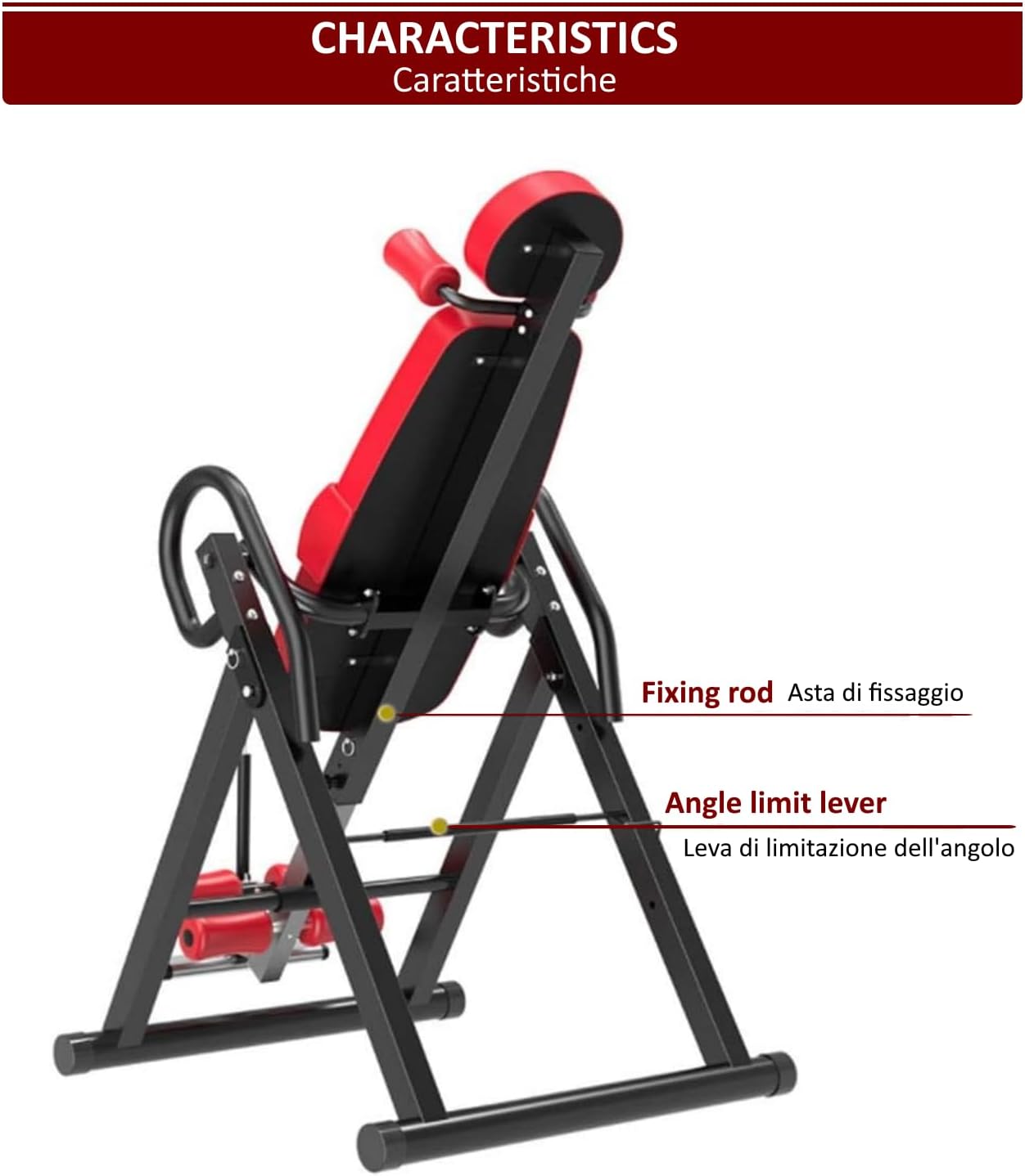 Panca ad inversione Resistente con Poggiatesta - immagine 4