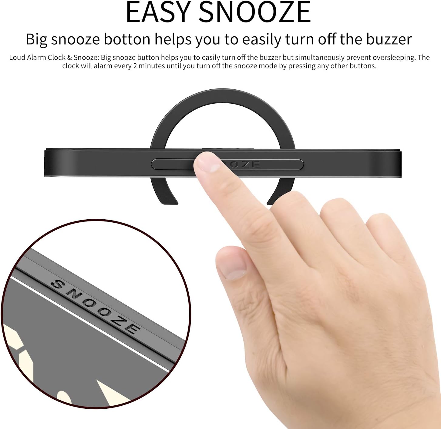 Extsud Sveglia Digitale con Display a Specchio LED - immagine 3