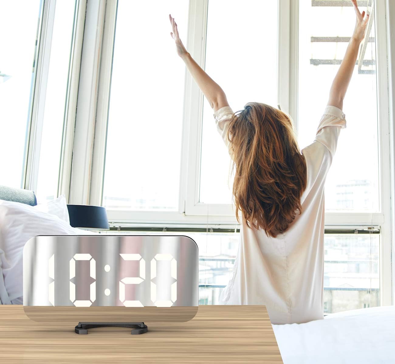 Extsud Sveglia Digitale con Display a Specchio LED - immagine 6