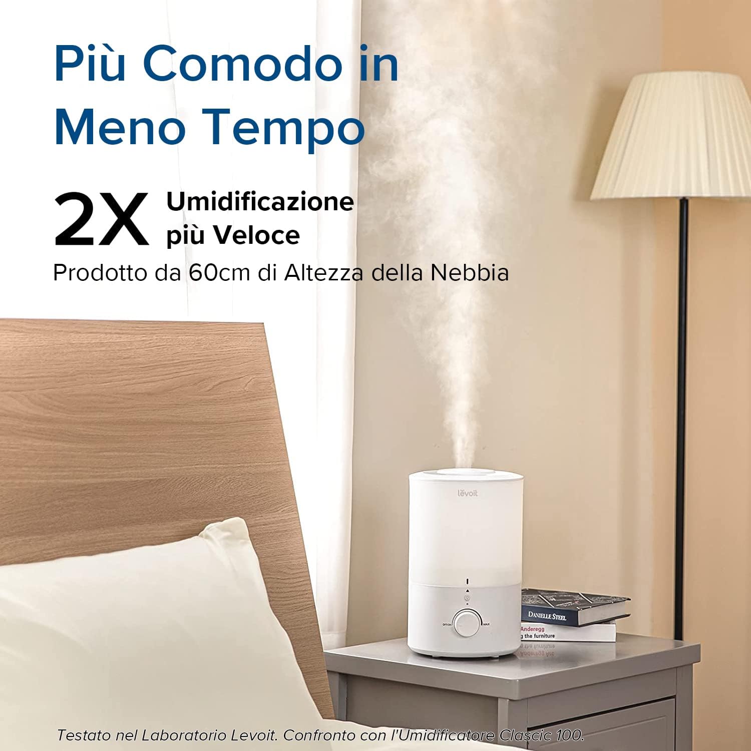 Levoit Umidificatore Ambiente Top Fill 3L - immagine 5