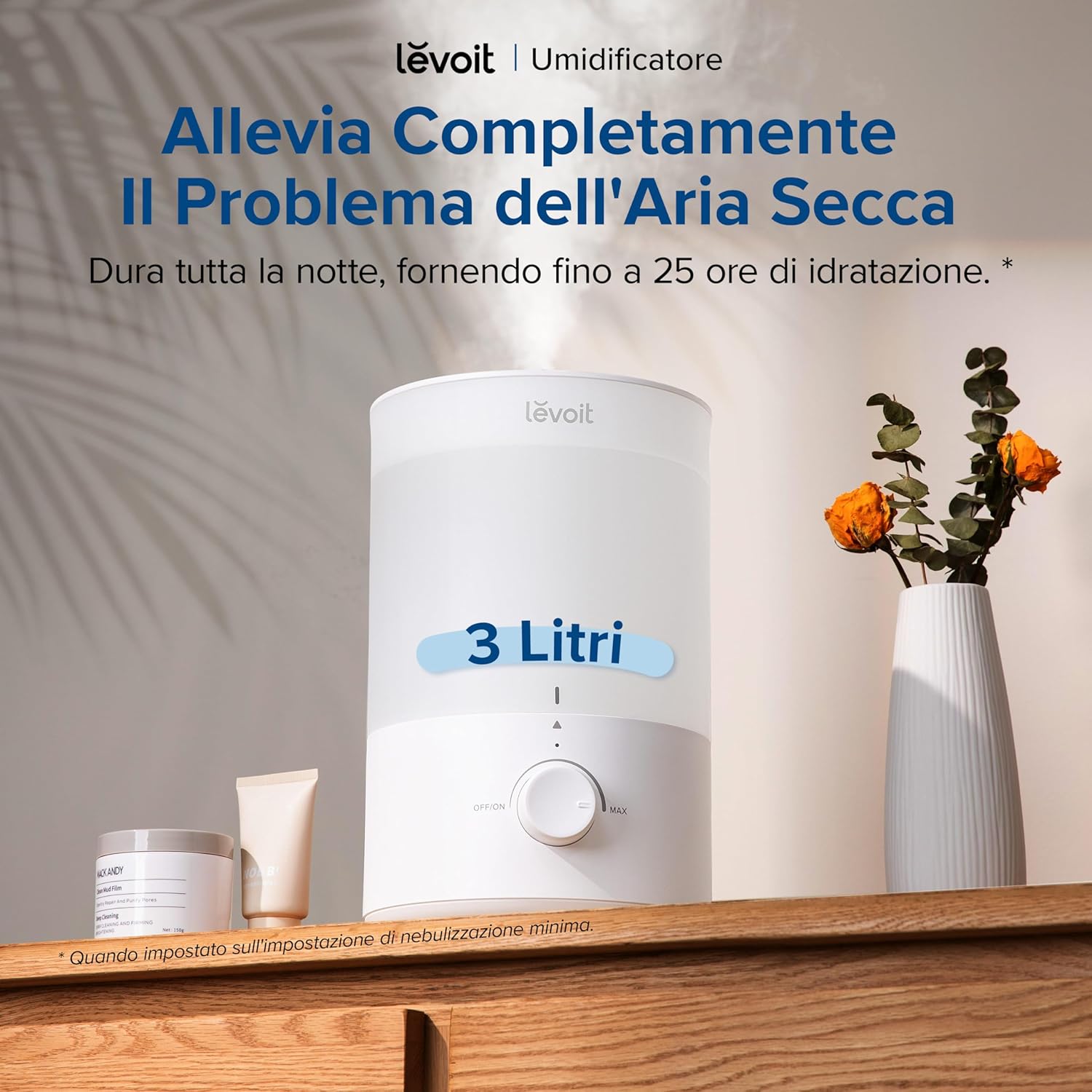 Levoit Umidificatore Ambiente Top Fill 3L - immagine 6
