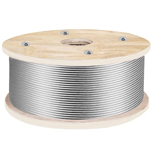 Vevor Rotolo Cavo Acciaio Inox 4,8mm, 152m
