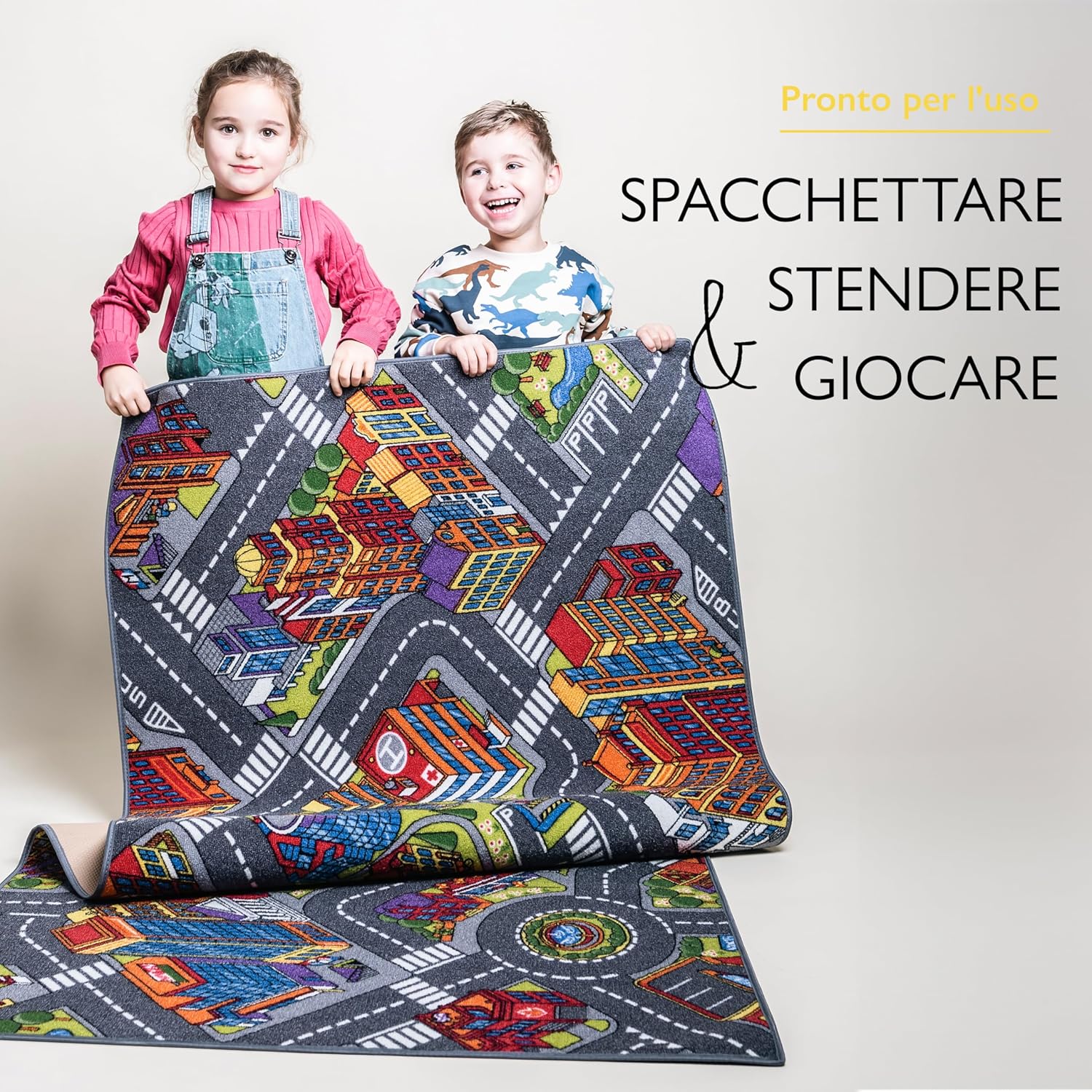 Carpet Studio Tappeto Bambini 140x200cm - Big City - immagine 4