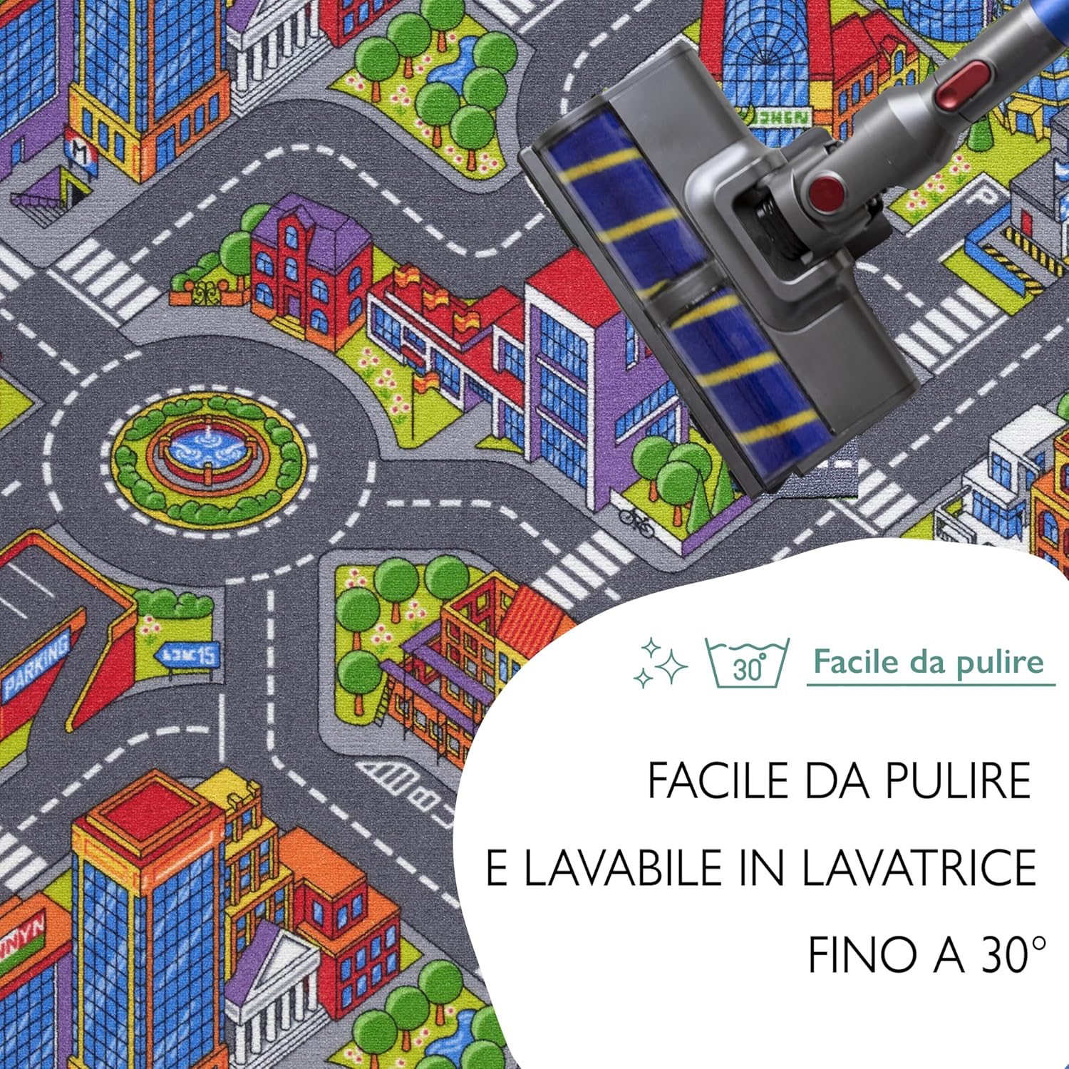 Carpet Studio Tappeto Bambini 140x200cm - Big City - immagine 6