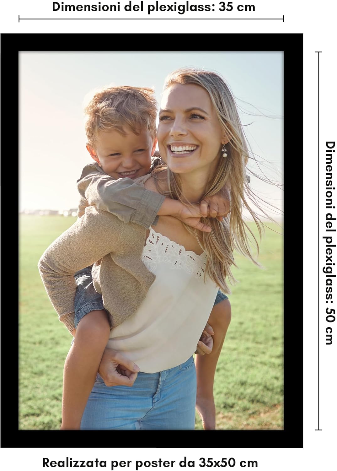 Americanflat Cornice Nera 35x50 cm - immagine 4