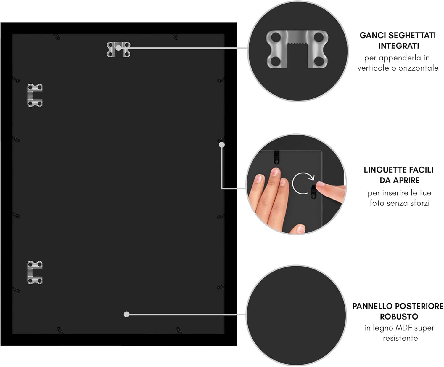 Americanflat Cornice Nera 35x50 cm - immagine 8