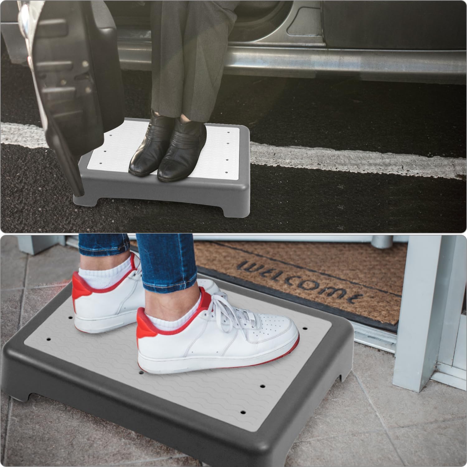 Qwork® Sgabello Basso Portatile 9cm - immagine 3