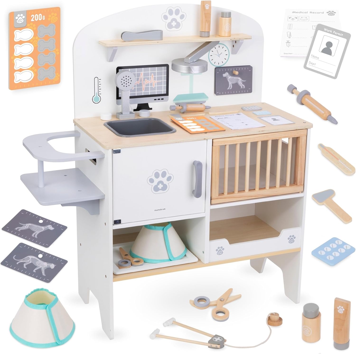 Mamabrum Ospedale per Animali in Legno - immagine 1