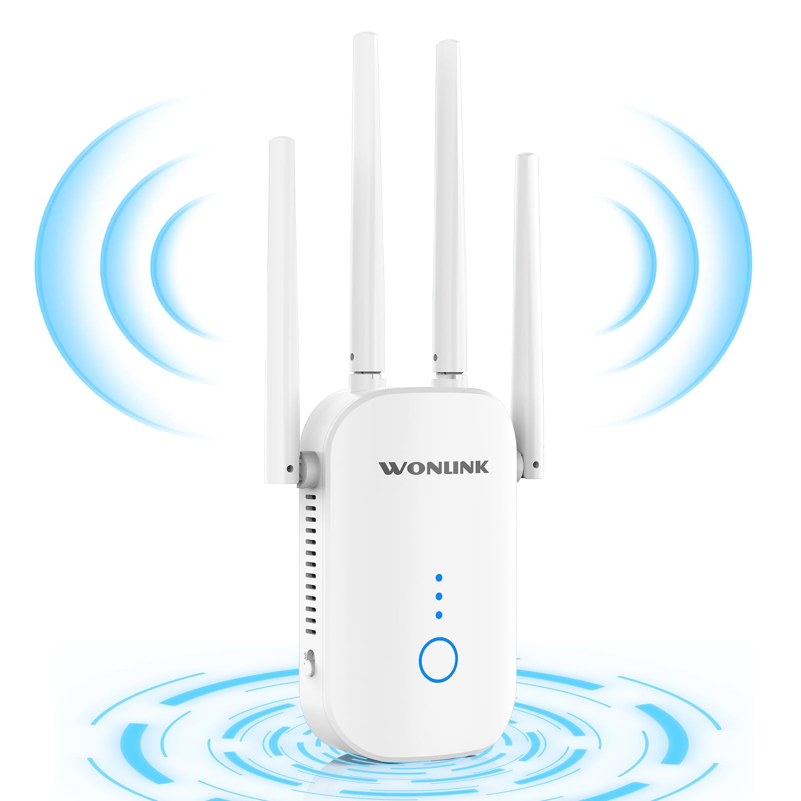 Ripetitore WiFi Potente 1200Mbps Dual Band per Casa, Bianco