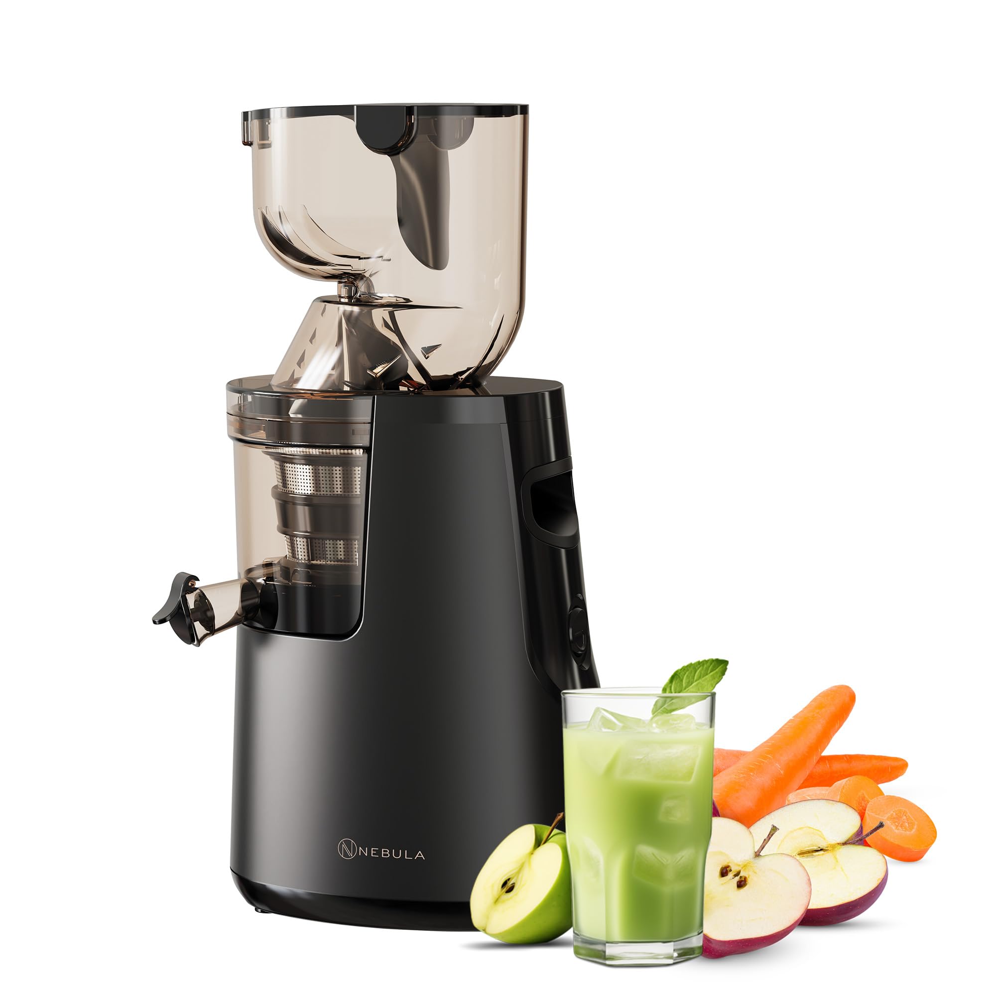 Nebula Spremiagrumi Elettrico 45 Giri/Min, Nero