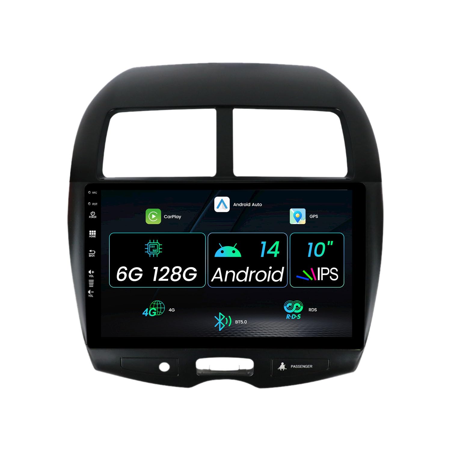 Autoradio Android 14 Doppio Din 10" per Mitsubishi ASX 1