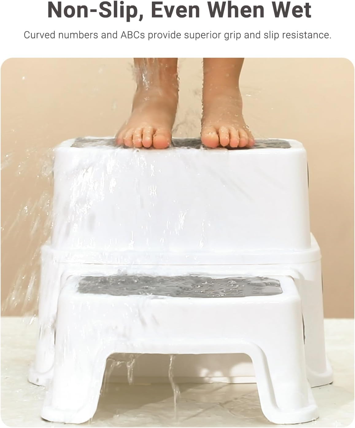 Sgabello Bambini a 2 Gradini Antiscivolo - immagine 4
