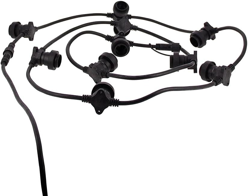 Xanlite GRL5230VB - Ghirlanda Esterni E27, Cavo Nero - immagine 1