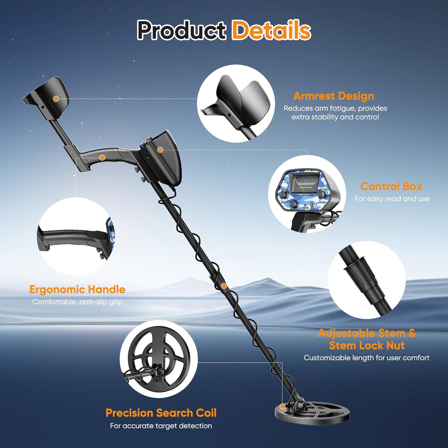 Rilevatore di Metalli Professionale con Bobina IP68 - immagine 2