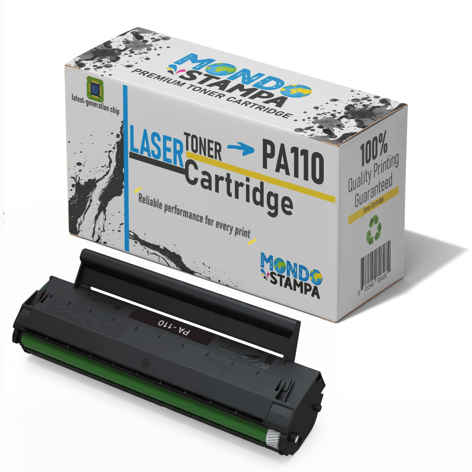 Cartuccia Toner Nera PA-110H con Chip, Alta Resa
