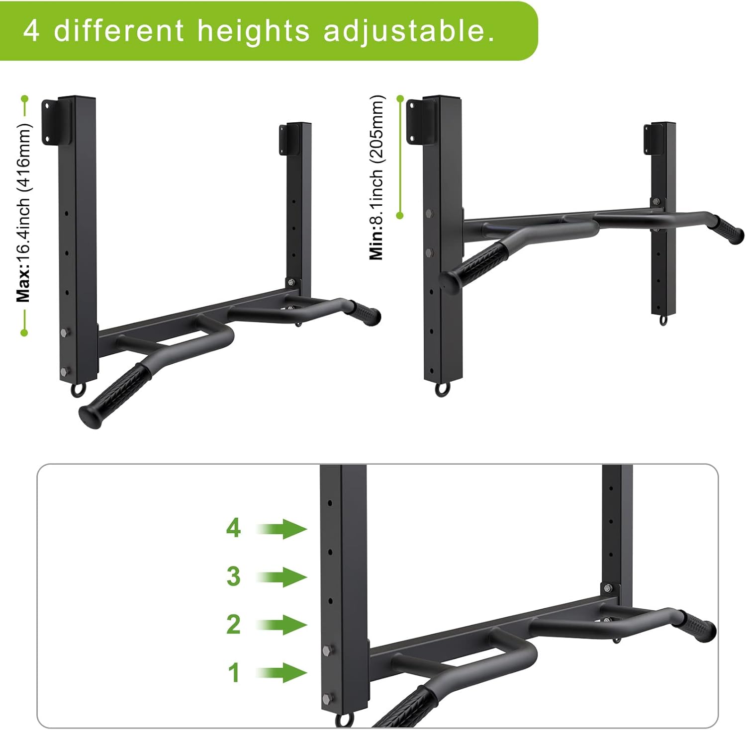 Kipika Ceiling Mount Pull Up Bar - immagine 3