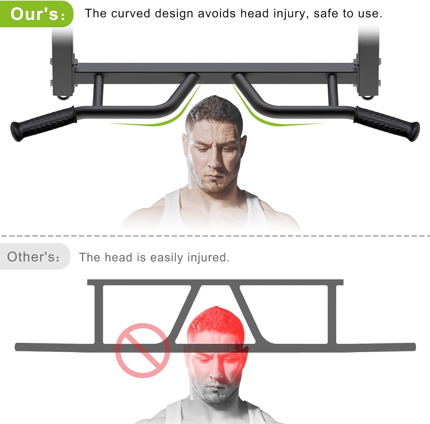 Kipika Ceiling Mount Pull Up Bar - immagine 4