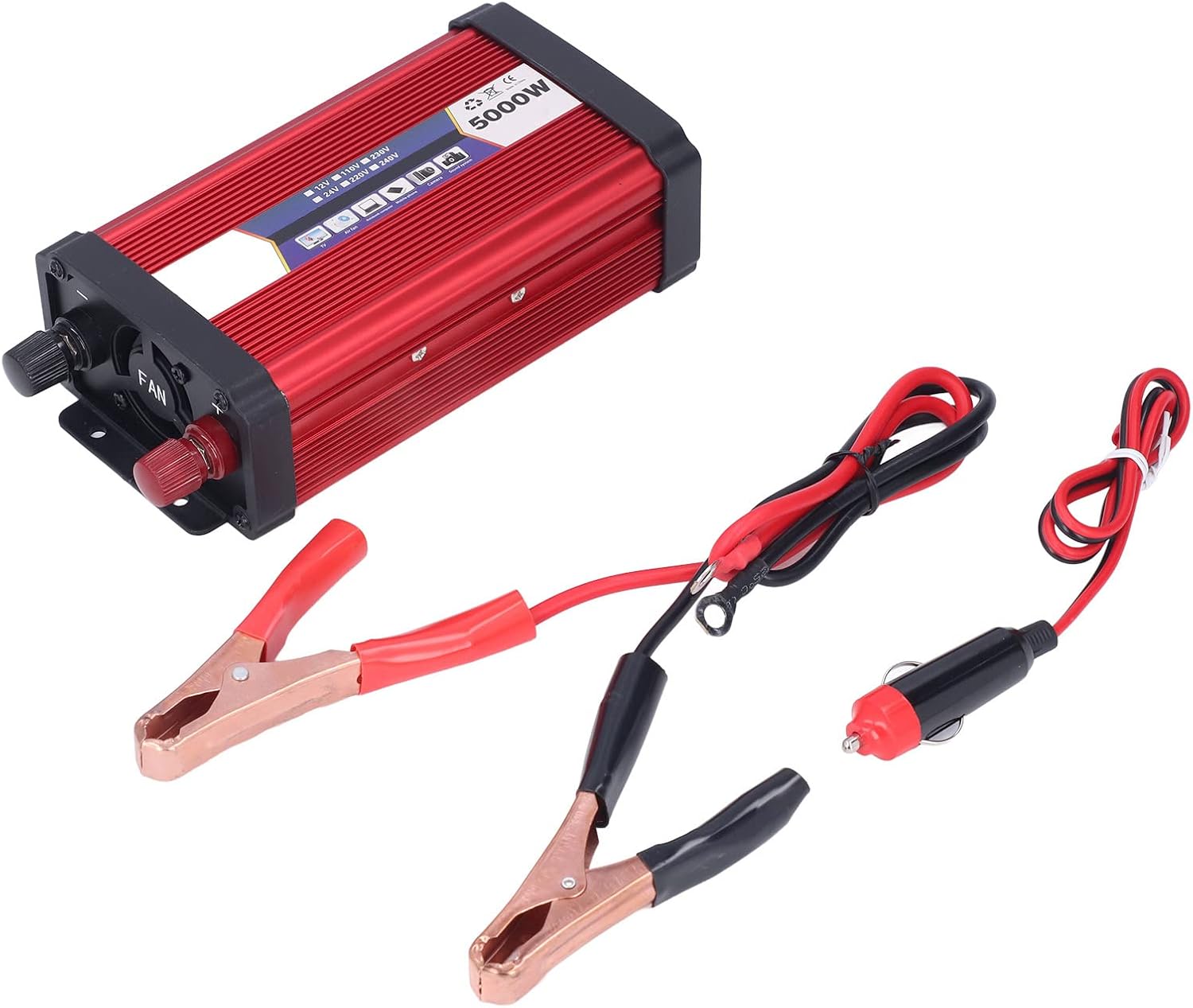 Adattatore Convertitore di Potenza per Auto 2000W - immagine 2