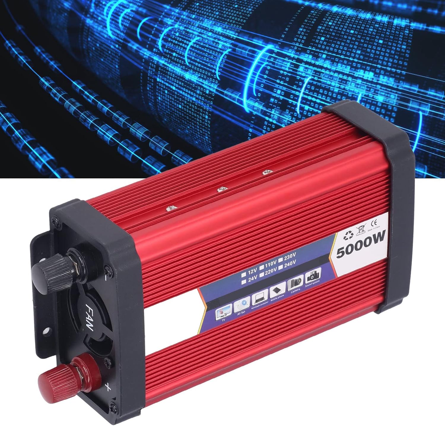 Adattatore Convertitore di Potenza per Auto 2000W - immagine 3